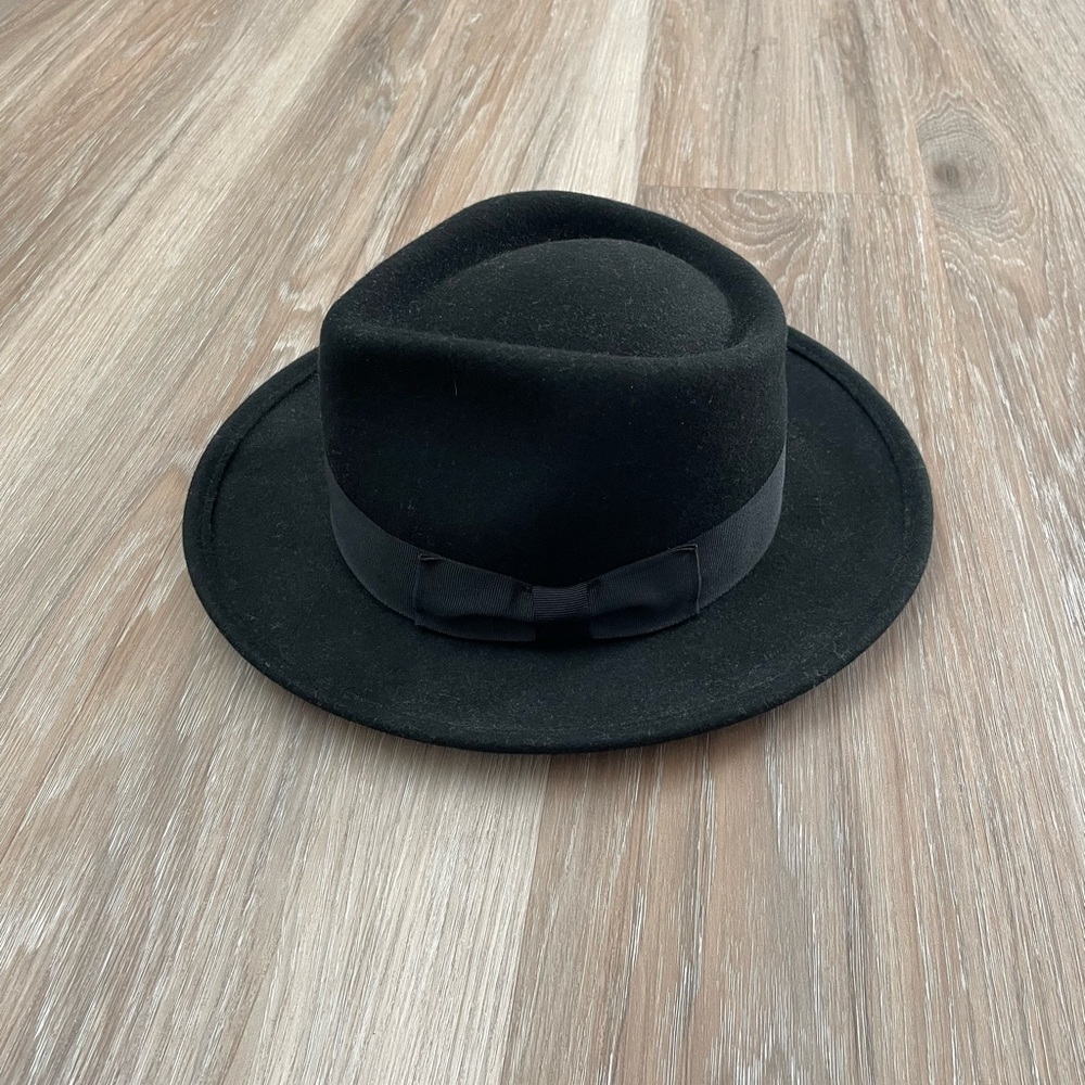 Black Fedora Hat